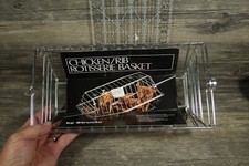 Cestello girarrosto griglia acciaio cromato per la maggior parte delle griglie structo modello 2446 Electric Grill-Barbecues price