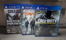 Call Of Duty & The Division PlayStation 4 PS4 giochi testati PlayStation 4 PS4 Games price