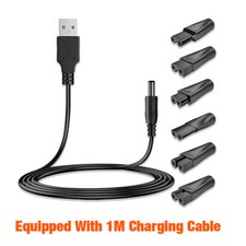 Tagliacapelli da barba adattatore di alimentazione caricatore cavo USB per regolabarba rasoi Shavers price