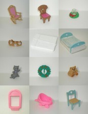 Vintage Fisher-Price Loving Family { MULTI-INSERZIONE } Ricambi Accessori e Mobili Accessori per Passeggino-carrozzina Bebè price