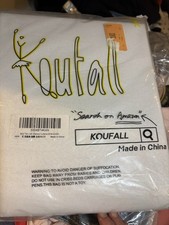 KOUFALL Tende Bianche 52x94” per Camera da Letto Set 4 Pannelli Lino Oscurante Nuovo Set Fototessili per La Camera da Letto & Dowry price