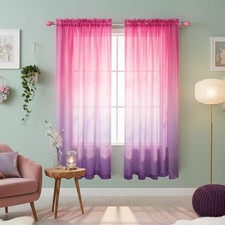Set Tende Rosa e Viola per Cameretta Bambine e Decorazione Cameretta Bambini Set Fototessili per La Camera da Letto & Dowry price