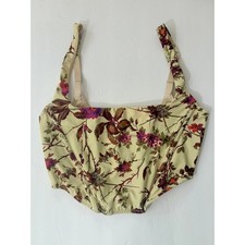 Fuori da Sotto Corsetto Floreale Bustier Crop Top Grande Cottagecore Bustier price