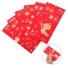6 PEZZI Serpente Anno Hong Bao 2022 Cinese Rosso Confezione Busta Asiatica Envelope price