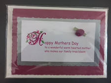 Biglietto festa della mamma a tema genealogico - fatto a mano con busta Envelope price
