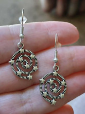 Orecchini pendenti spirale stelle cerchio goccia lobi gotico alternativa boho festival Orecchini in argento price