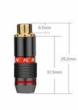CONNETTORE RCA FEMMINA DA CAVO DA SALDARE ROSSO NUOVO DJ PER CONSOLLE CAVI PRESA RCA Cavo price