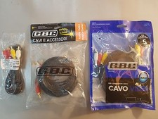 CAVO AUDIO/VIDEO GBC 3RCA / 3RCA 1,5MT / 3MT / 5MT (prezzo per singolo pezzo) Video Cavo price