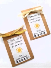 SET DI 10 - Confezioni Bomboniere Baby Shower Semi Girasole, Bomboniera Baby Shower, Girasole Set Shower price