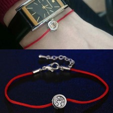 ANNIVERSARIO DONNA BRACCIALE BRACCIALETTO SILVER REGOLABILE DIAMANTE STRASS yq Diamante Bracciale price