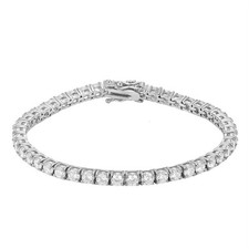 BRACCIALE TENNIS CON ZIRCONI BIANCHI 3 MM TAGLIO DIAMANTE UOMO DONNA Diamante Bracciale price