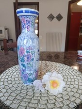 Vaso blu per fiori in stile cinese - genere vintage - ceramica dipinta a mano Vase price