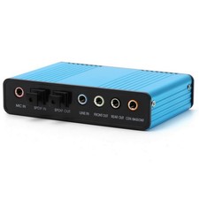 Scheda audio esterna 6 canali 5.1 ottica SPDIF USB 2.0 adattatore audio per Win 10 Sound Card price