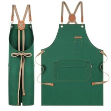 Grembiule da lavoro Genixart tela cotone retro incrociato regolabile adatto M - XXL Painting Apron price