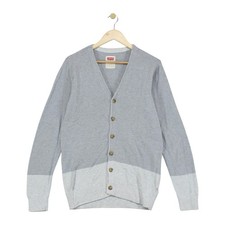 Cardigan Levis uomo taglia M grigio cotone lino regular Cardigans Uomo price