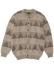Rinaldi maglione cardigan uomo grande grigio geometrico lana AH07 Cardigans Uomo price