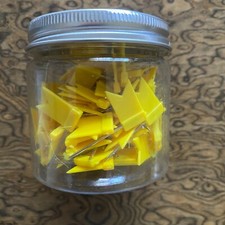 80PCS Bandiera Push Tacks Mappe Sole Giallo Spille Marcatura Pollice Pins & Thumbtacks price
