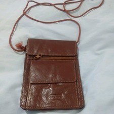 Borsa a tracolla unisex in pelle portafoglio telefono libretto assegni viaggio marrone taglia S Portafoglio outdoor price