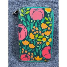 Portafoglio Wander floreale zip intorno pochette rosa verde botanico Portafoglio outdoor price