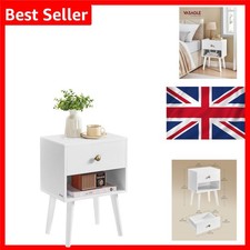 Comodino comodino moderno bianco legno cassetto ripiano camera da letto soggiorno Camera Nightstand Bebè price