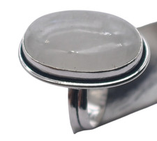 Anello in argento antico pietra di luna pietra preziosa naturale misura USA - 7,25 R 4999 Argento Anello price