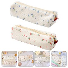 2 Pezzi Astuccio Portamatite Sacchetto Cancelleria Floreale Sacchetto Trucco Organizzatore Matite per Borsa Makeup price