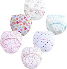 6 Pac Pantaloni da Allenamento Vasino Bambino Ragazzi Ragazze Intimo Riutilizzabili (3-4 Anni) Training Pantaloni Bebè price