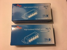 Lotto di 2: switch DISEqC, 4 LNB in, 1 uscita, protocollo 2.0, modello: DS4X1WP LNBs price