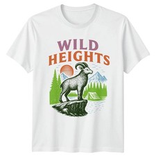 T-shirt Wild Heights capra di montagna escursioni all'aperto regalo per lui e lei Pantaloncini e capri outdoor price