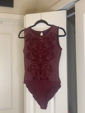 Body smanicato Material bambina bordeaux taglia junior small Bodysuit Ragazza price