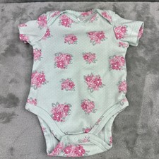 Body bambina Little Me 3 mesi verde rosa floreale cotone Bodysuit Ragazza price