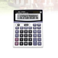 Calcolatrice scientifica 12 cifre ad energia solare desktop per anziani grande display Calculator price