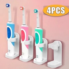 Portaspazzolino Elettrico da Parete Supporto Organizzatore Bagno Adulti Bianco Supporto per Toothbrush price