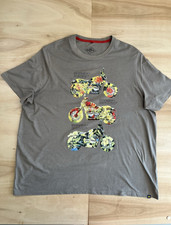Joe Brown T Shirt Uomo XXL Cachi Moto Grafica Girocollo Cotone Jersey Uomo price