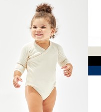 Babybugz: body kimono manica lunga bambino tutina body fasciatoio organico BZ60 Swaddle Bebè price