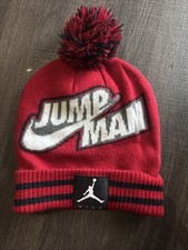 Cappello berretto Jumpman Beanie rosso nero maglia pom taglia giovane retrò Nike Jordan bambini Beanie Bambini price