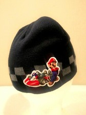 Cappello da sci Nintendo Mario Cart Boys OSFM blu invernale berretto 100% maglia acrilica Beanie Bambini price