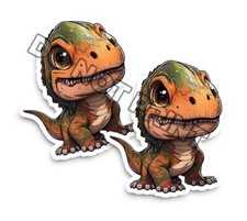 Adesivi Baby Dragon o Baby Dinosaur decalcomanie fustellate M33002 set di 2 Set & Bambini Camera Bebè price