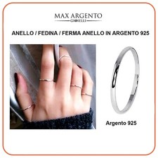 Anello Fedina Ferma Anello In Argento 925 Uomo Donna  larga 2 mm Anello uomo price