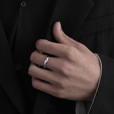 Anello Coppia Bocca Aperta Distintivo Elegante Uomo Rame Misura Regolabile Anello uomo price