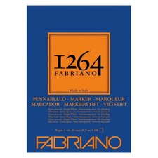 Blocco di carta per disegno Fabriano 1264 Marker: 21 X 29.7 cm, 100 fogli, A4 Disegno Carta price