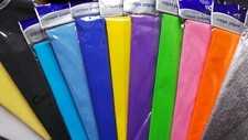 Carta Crespa 150x50cm Bianco Giallo Nero Blu Rosa Arancio Viola Turchese Limone Crepe Carta price