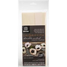 Lia Griffith Carta Crespa Extra Fine Doppia Faccia 25cm x 125cm 2pz Crepe Carta price