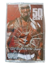 50 Cent Get Rich Or Die Tryin' Album Audio Cassette Tape - New In Cellophane Cellophane Tape price