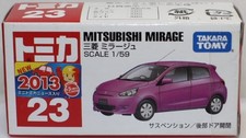 Mai aperto, sigillato con nastro in cellophane: Tomica #23 Mitsubishi Mirage Cellophane Tape price