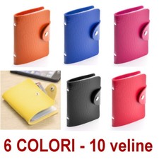PORTADOCUMENTI Porta CARTE di CREDITO Patente MONETE Soldi PORTAFOGLIO Tessere Portafoglio Unisex price