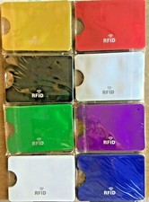 10 CUSTODIE PER CARTA DI CREDITO BANCOMAT ANTI-CLONAZIONE RFID NFC GADGET ALLUMI Portafoglio Unisex price