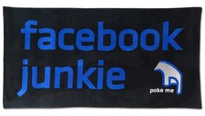 Telo Mare facebook junkie beach towel 100% Cotone Spiaggia Towel price