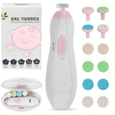 Tagliaunghie Elettrico Neonato Sicuro per Neonato Bambini Smalto Cura Set Set Cura del Bebè price