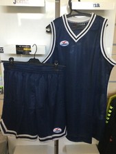 Completo Basket Uomo Legea Kit Pallacanestro Orlando Blu Bianco Traforato Basket price